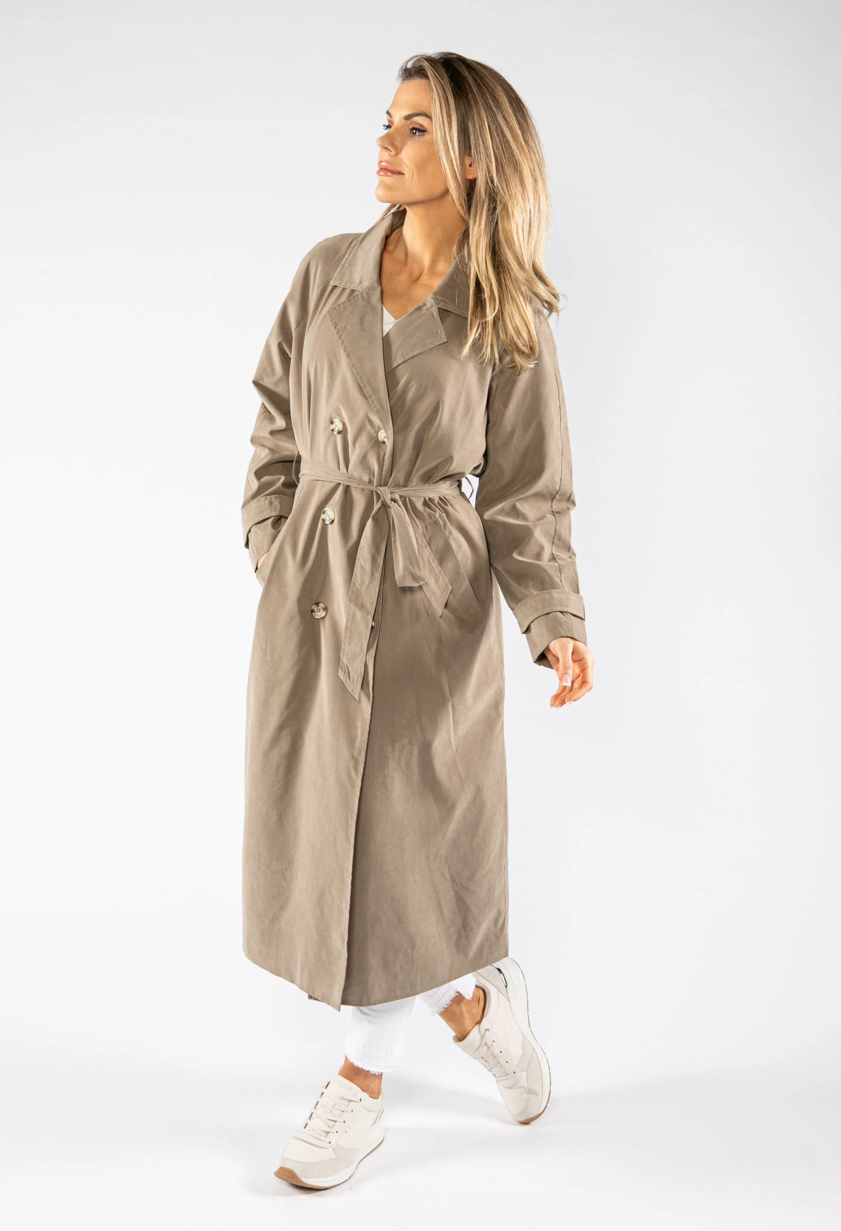 Double Breasted Trench Coat