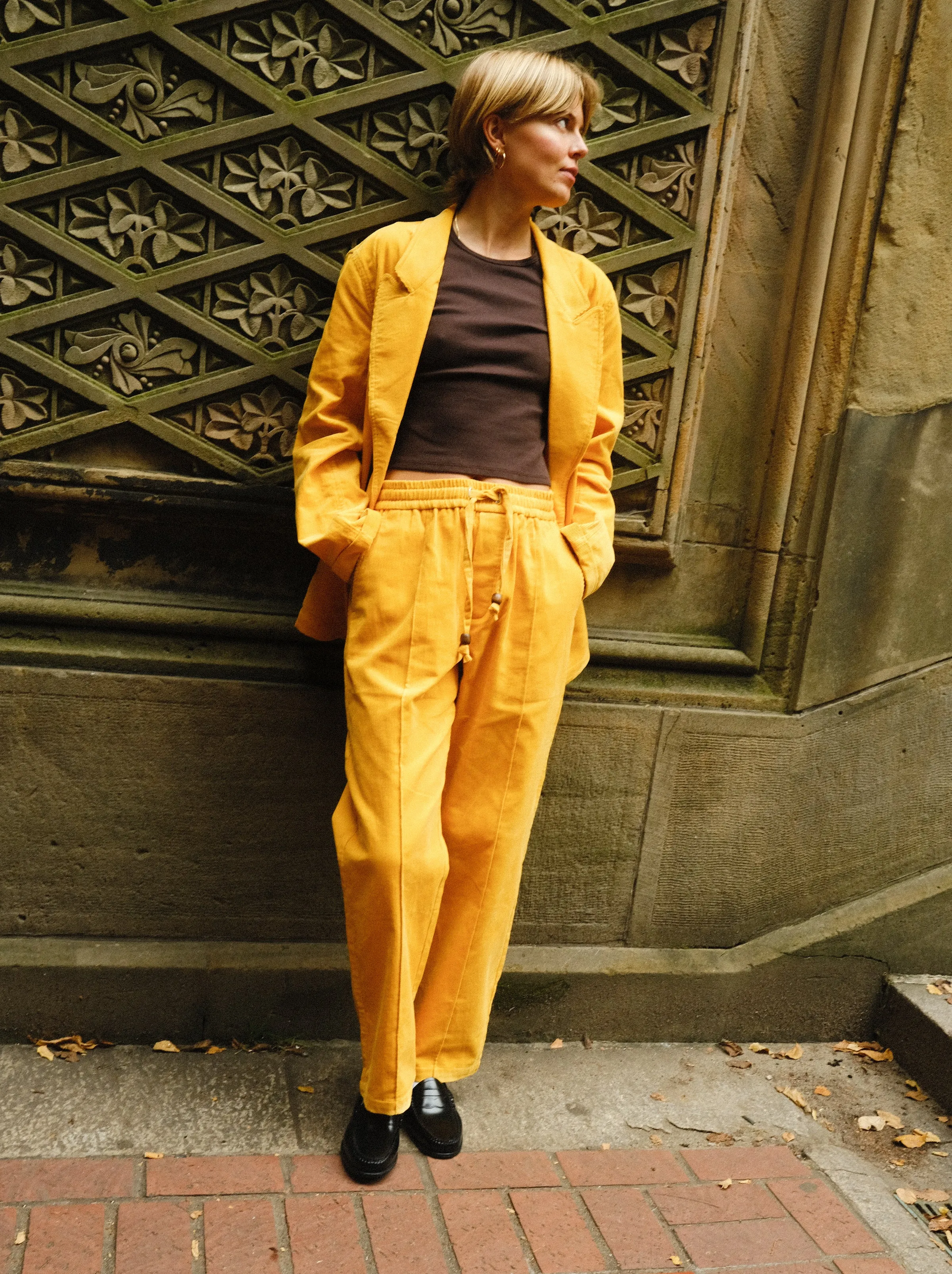 Easy-Going Pants (Saffron Corduroy)