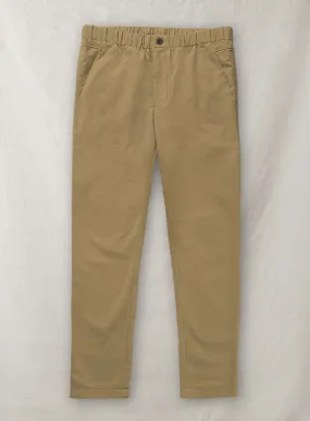 Easy Pants Tan Cotton Canvas