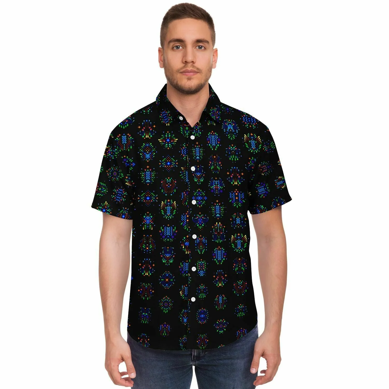 ELEMENTAL SPRITES | Short Sleeve Button Down Shirt | TAS