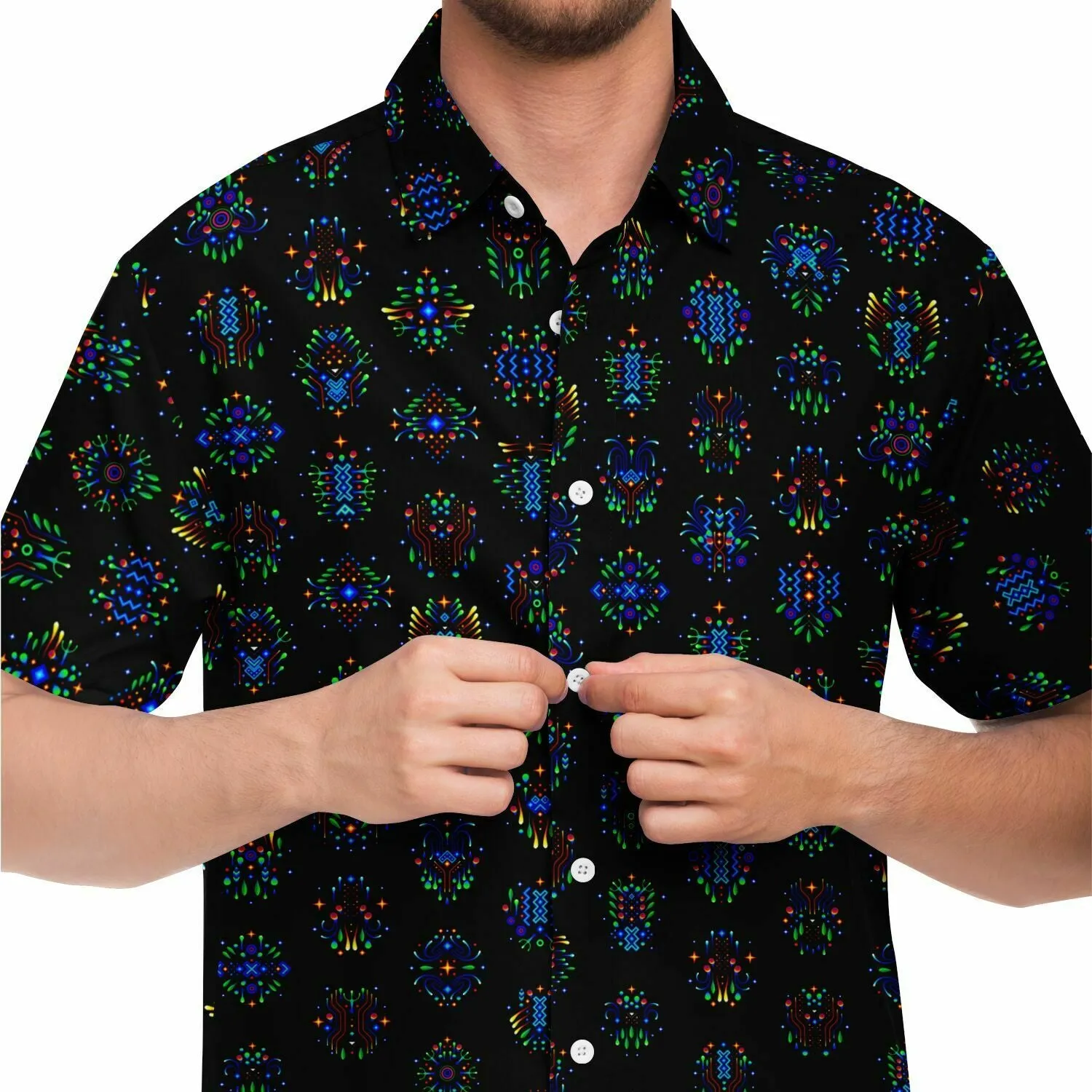 ELEMENTAL SPRITES | Short Sleeve Button Down Shirt | TAS