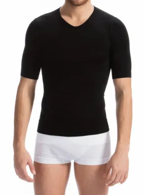 FarmaCell Men’s Firm Control Body Shaping T-Shirt With HEAT Thermal And Protective Yarn