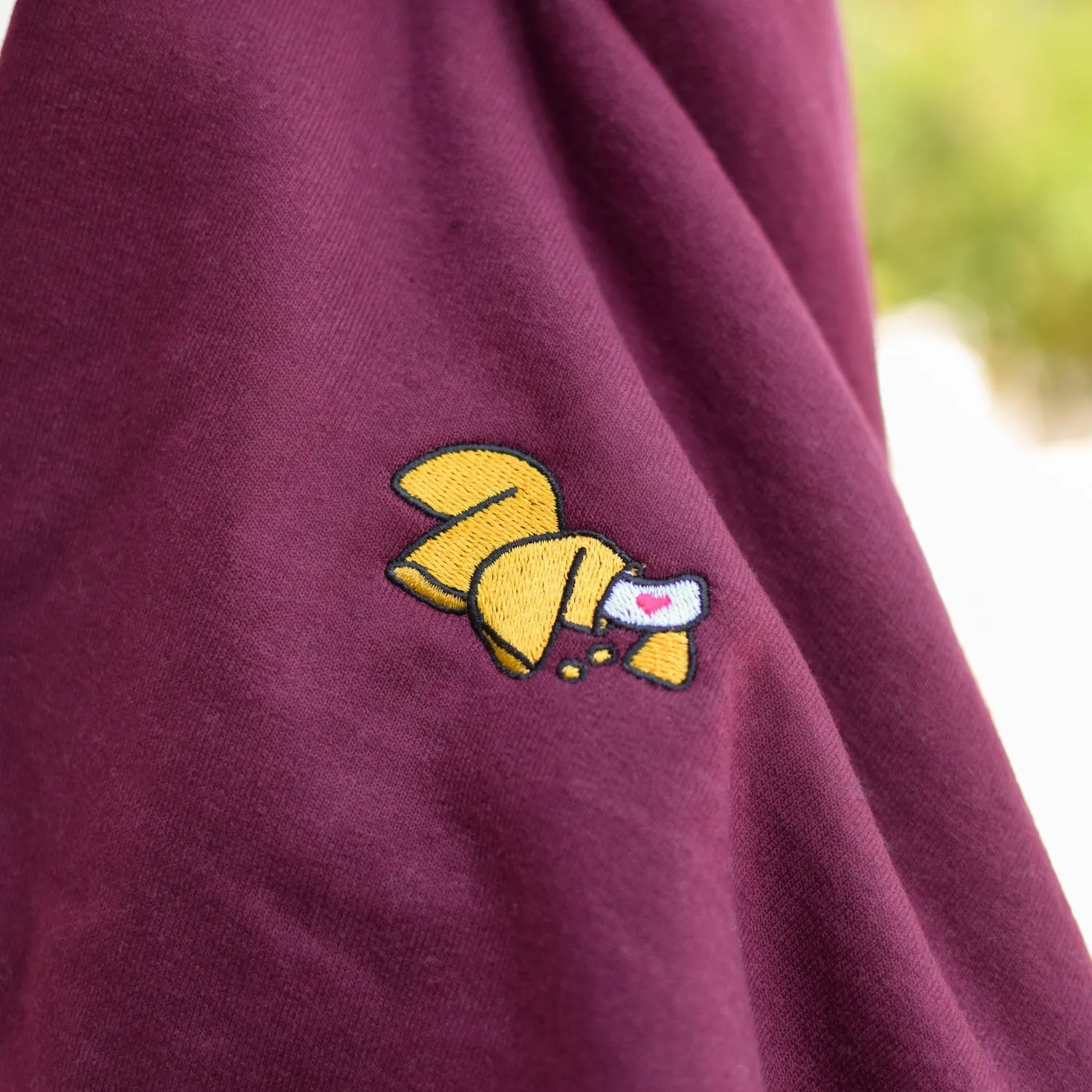 Fortune Cookie Embroidered Sweatshirt