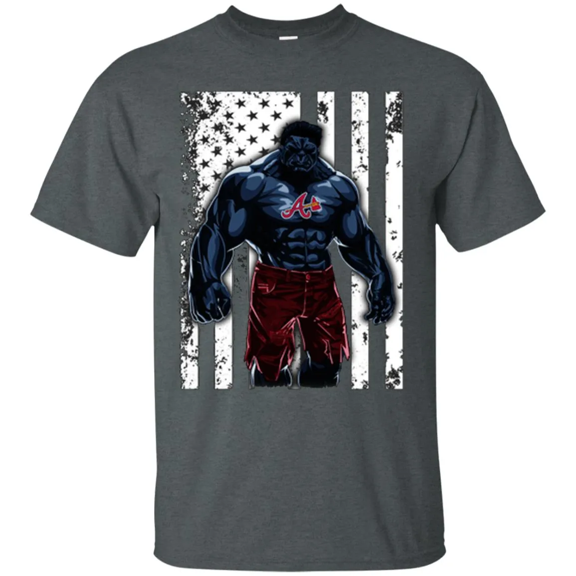 Giants Hulk Atlanta Braves Nfl T-shirt Men Cotton T-Shirt