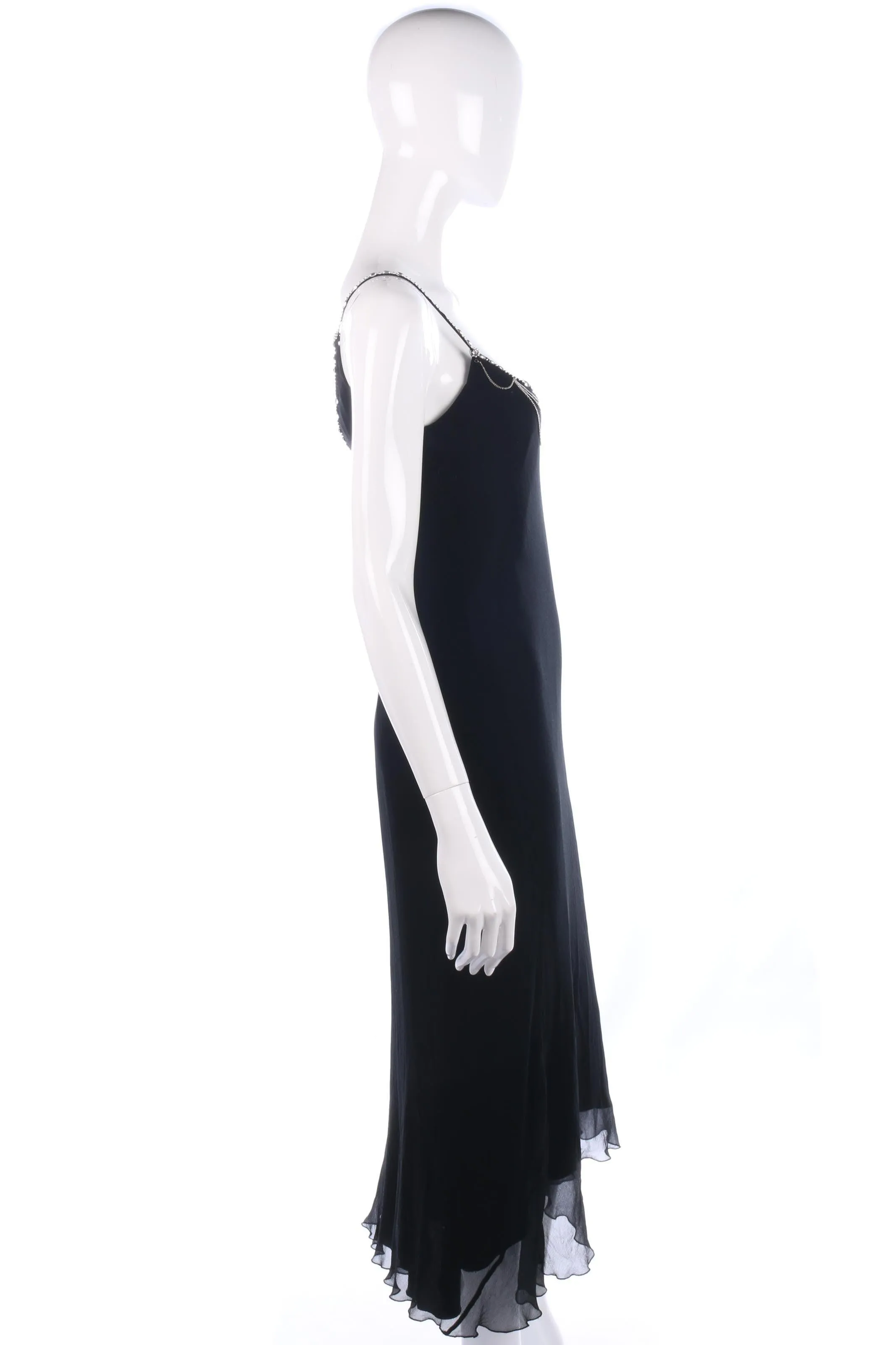 Gina Bacconi simple black dress, size M