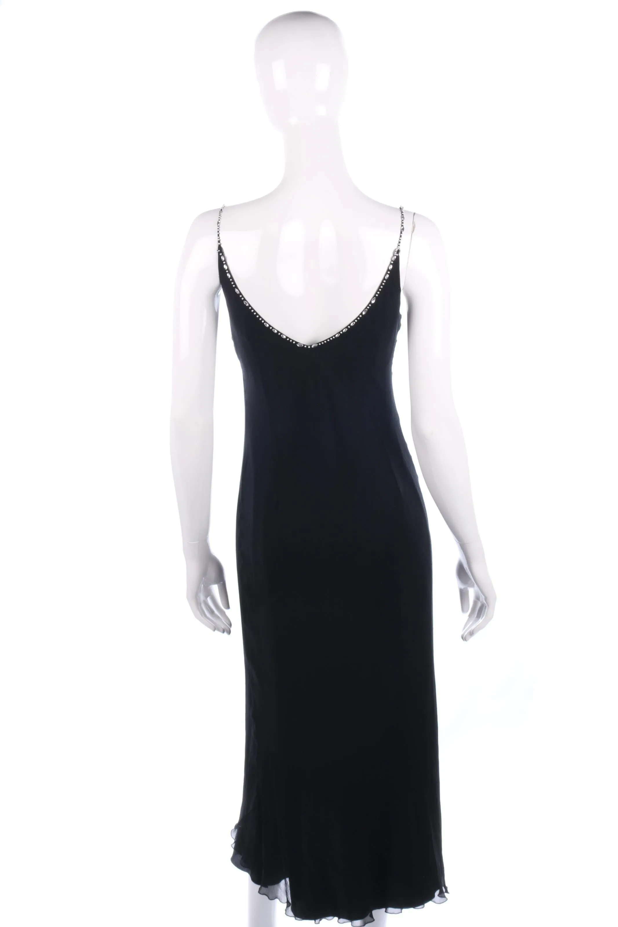 Gina Bacconi simple black dress, size M