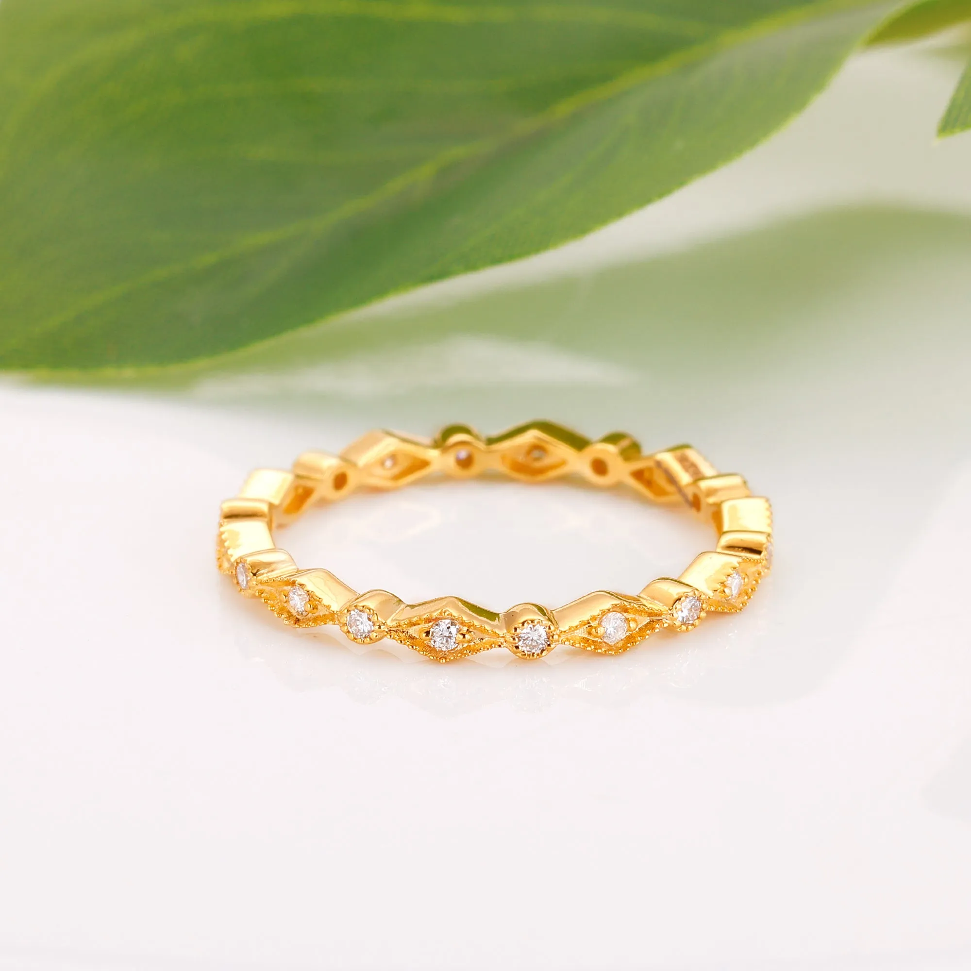 Gold Keep It Simple Diamond Ring