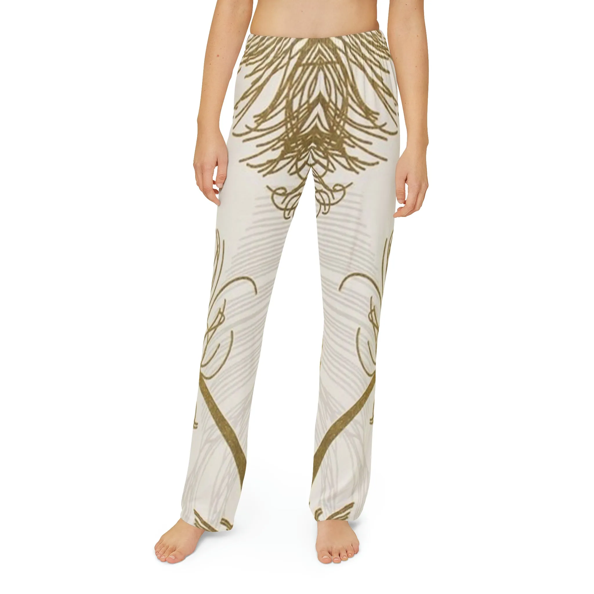 Golden Feathers - Inovax Kids Pajama Pants