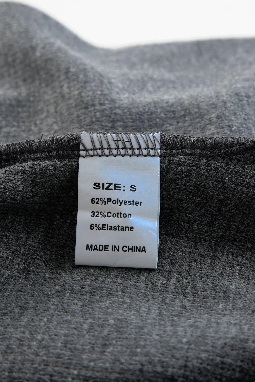 Gray Vintage Wash Waffle Knit Shacket