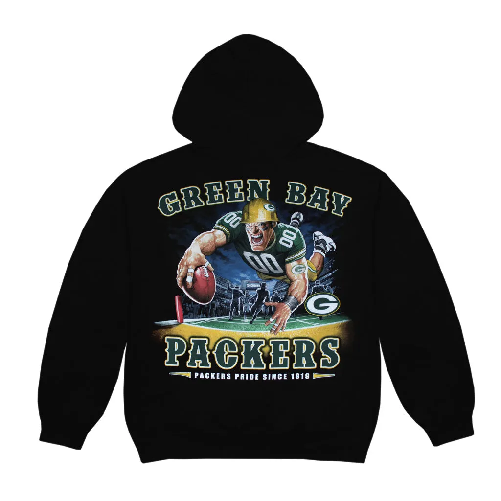 Green Bay Packers Pride 1919 Men's Pullover Hoodie, Black