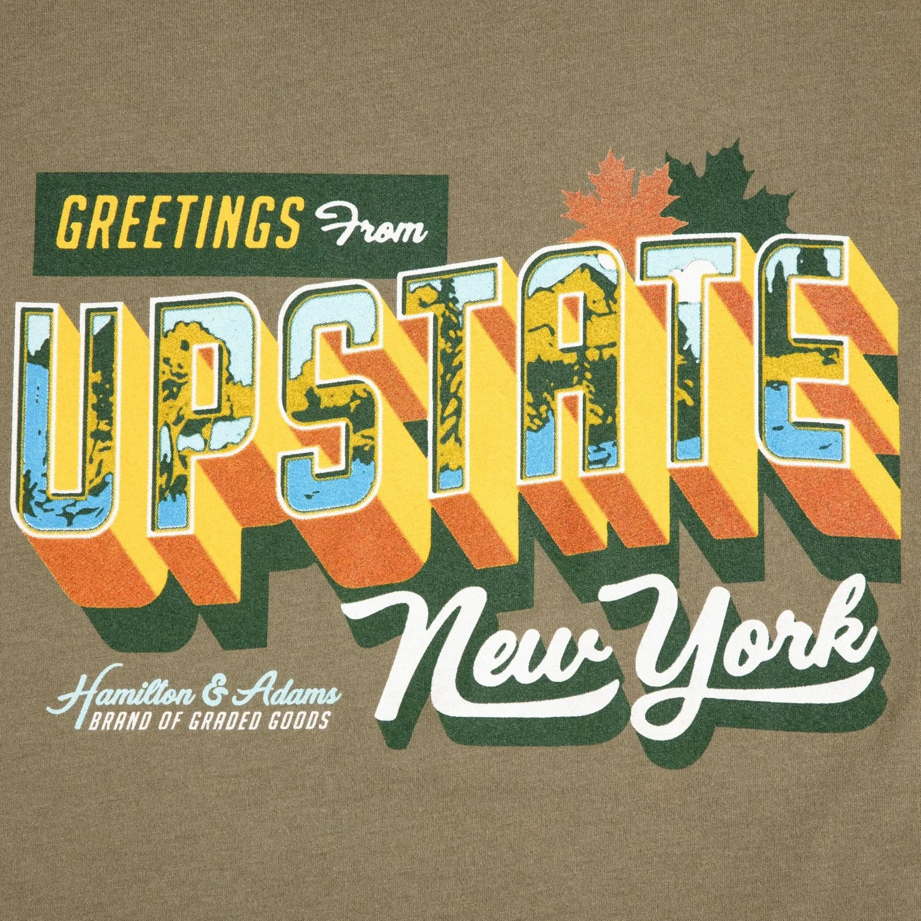 Hamilton and Adams | Greetings from New York Graphic Tee | Men's