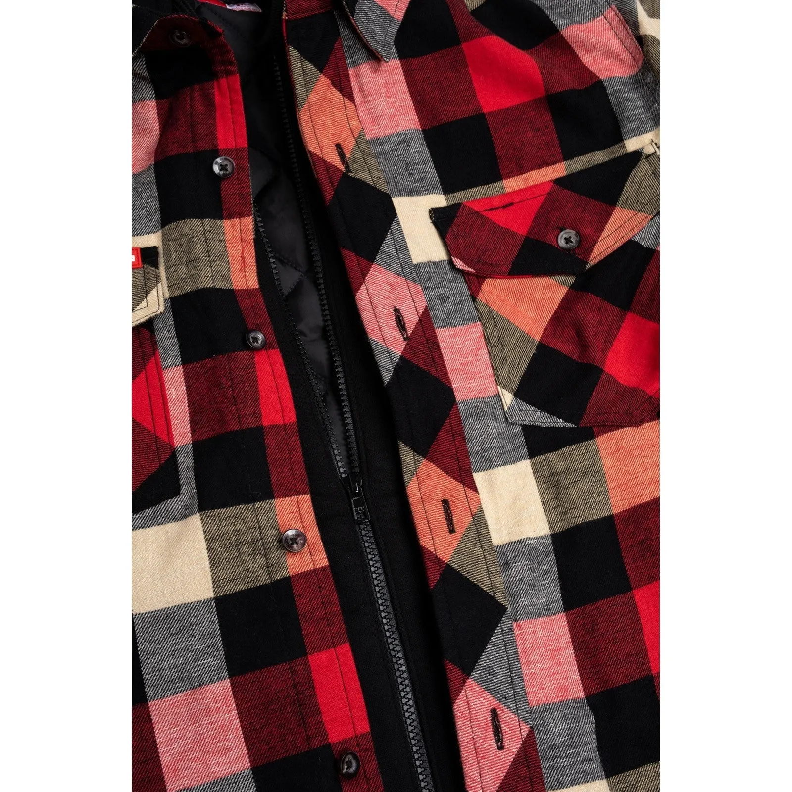 Hard Yakka Quilted Flannel Shacket