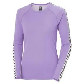 Helly Hansen W Lifa Active Stripe Crew Heather