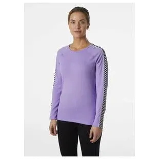 Helly Hansen W Lifa Active Stripe Crew Heather