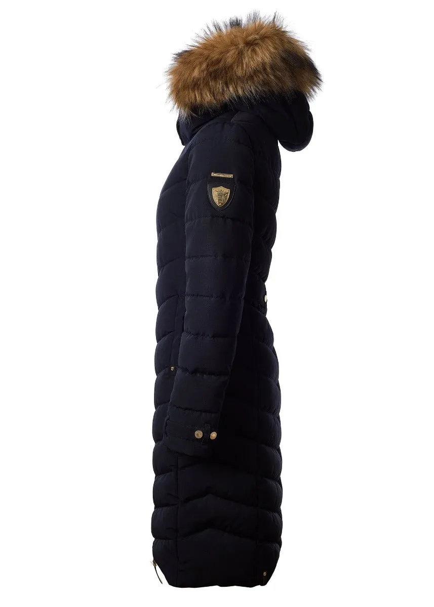 Holland Cooper The Wellington Coat in Navy