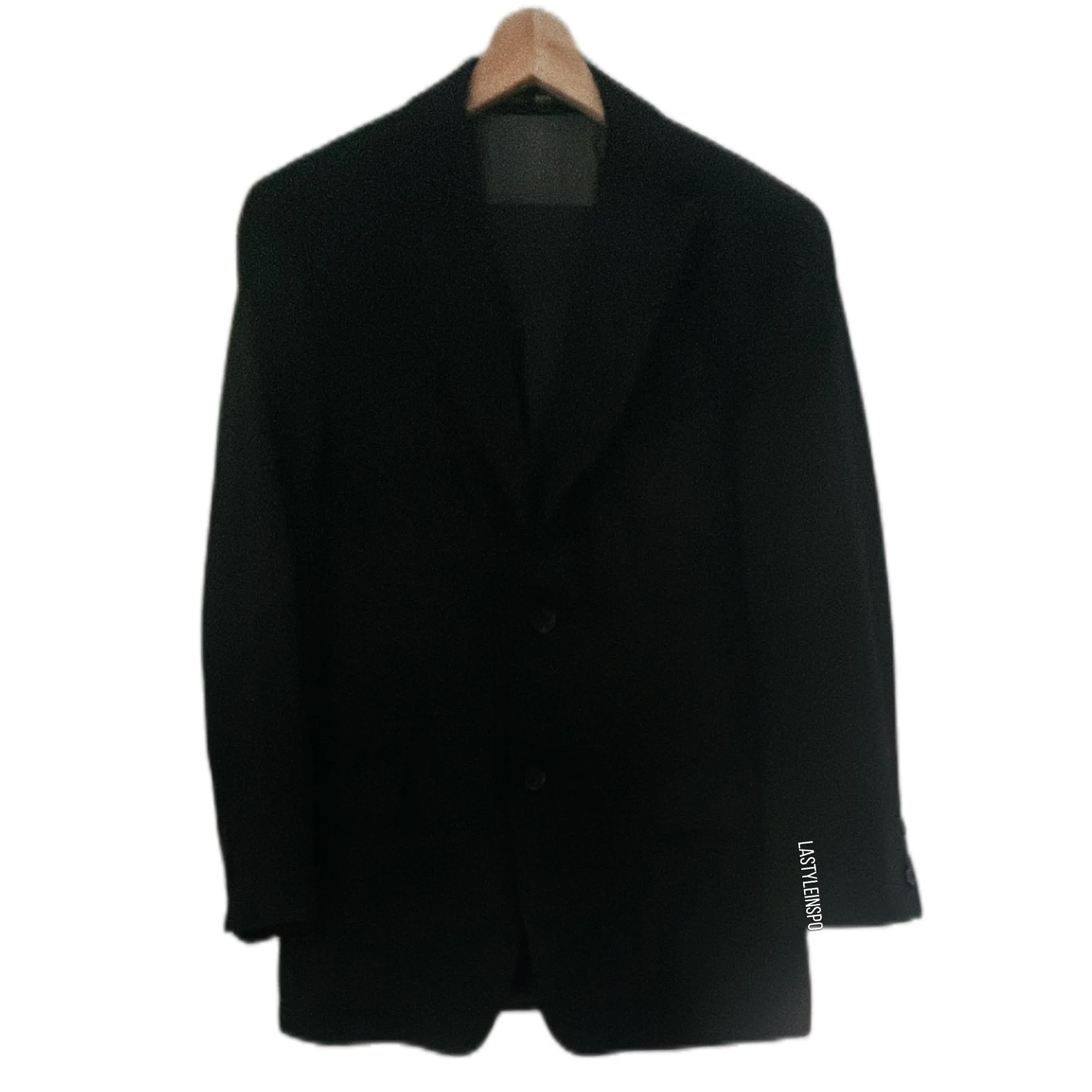 Hugo Boss Mens Suit Two Pieces Black Blazer 38S Pants 35/R