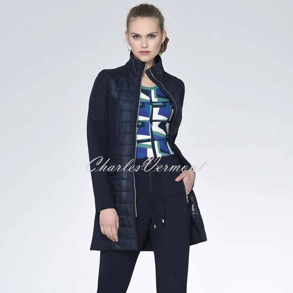 I’cona Longline Jacket – Style 67004-60012-690 (Navy)