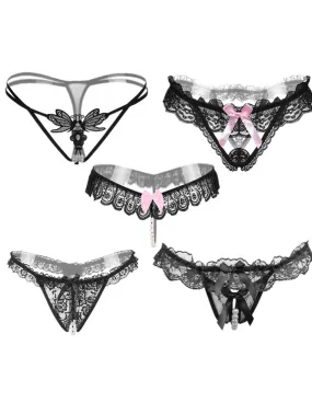 Intimate Lace Thongs  Gstrings  5 Pack