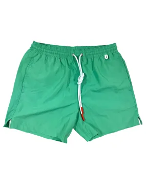 Isaia Swim Shorts Green S - Italian Men's Swimwear