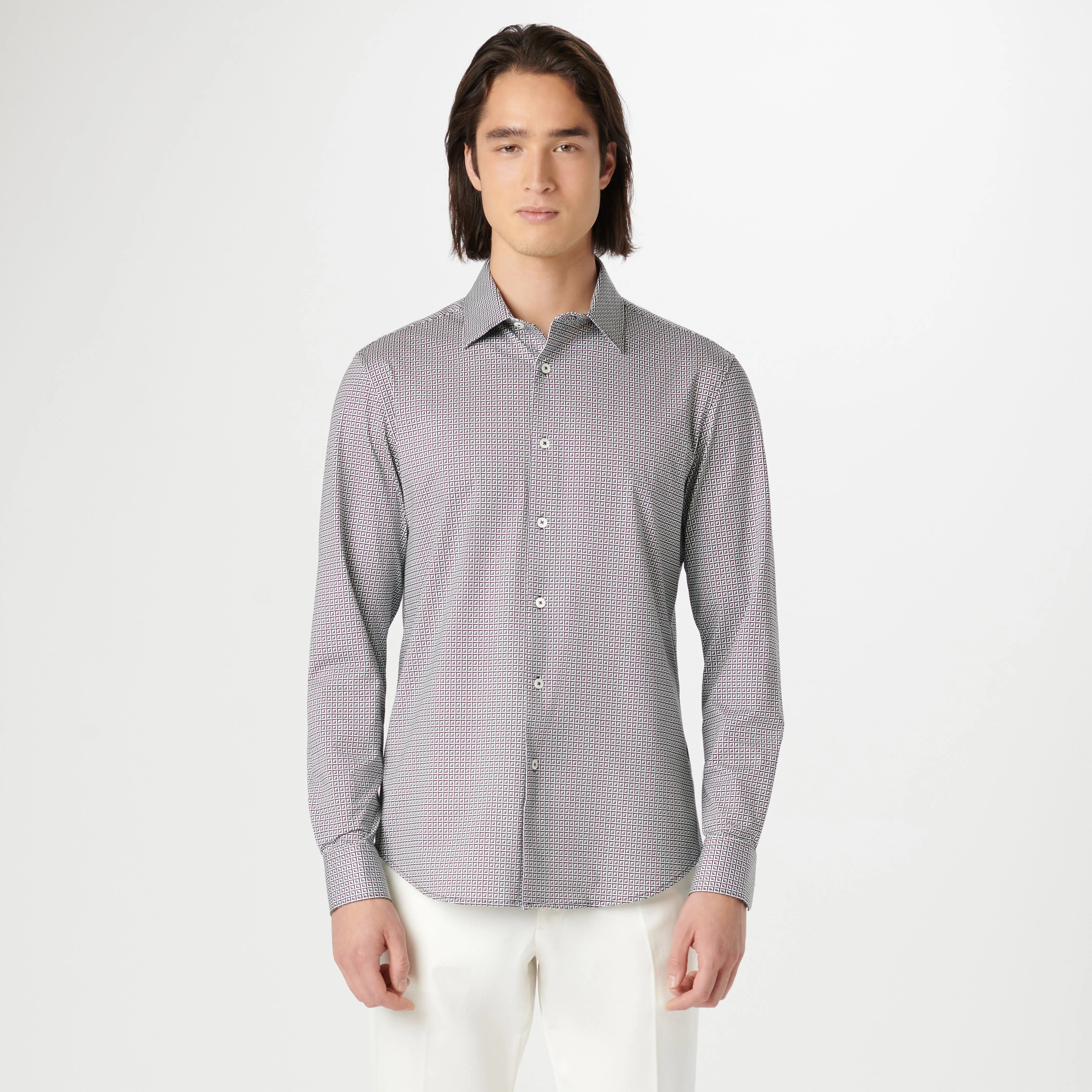 James Illusion Check OoohCotton Shirt