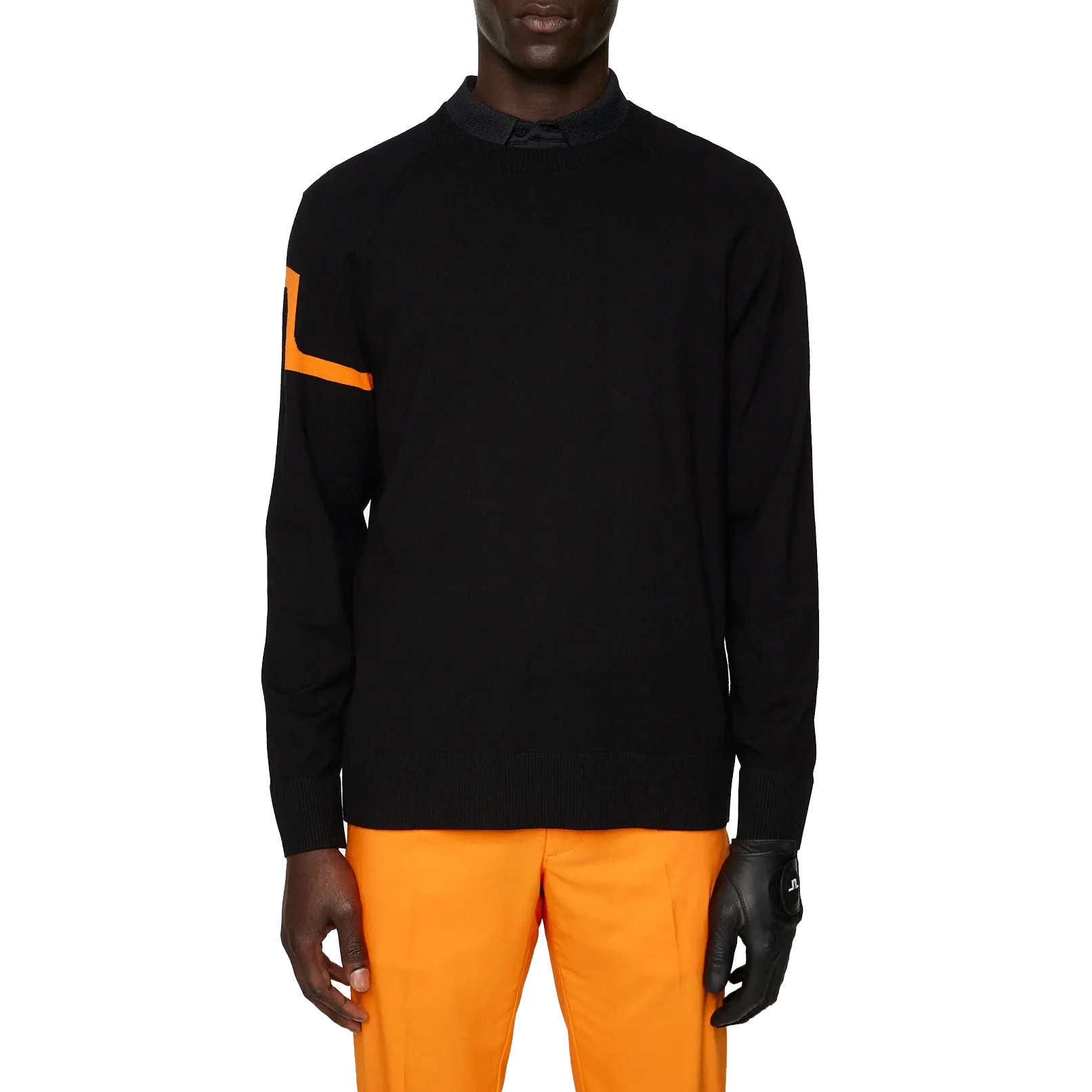 J.Lindeberg Gusten Knitted Golf Sweater - Black