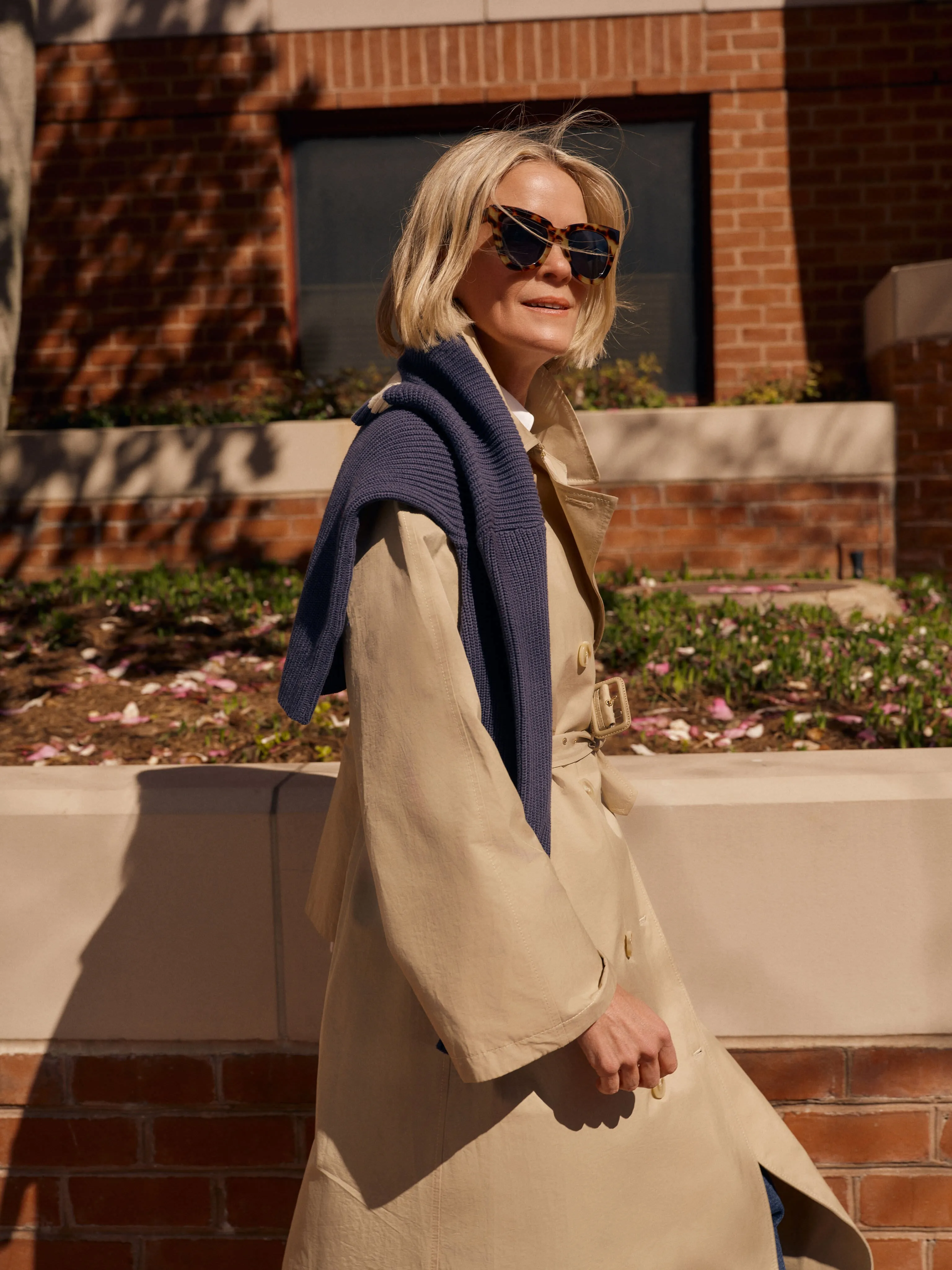 Khaki Elaine Trench Coat