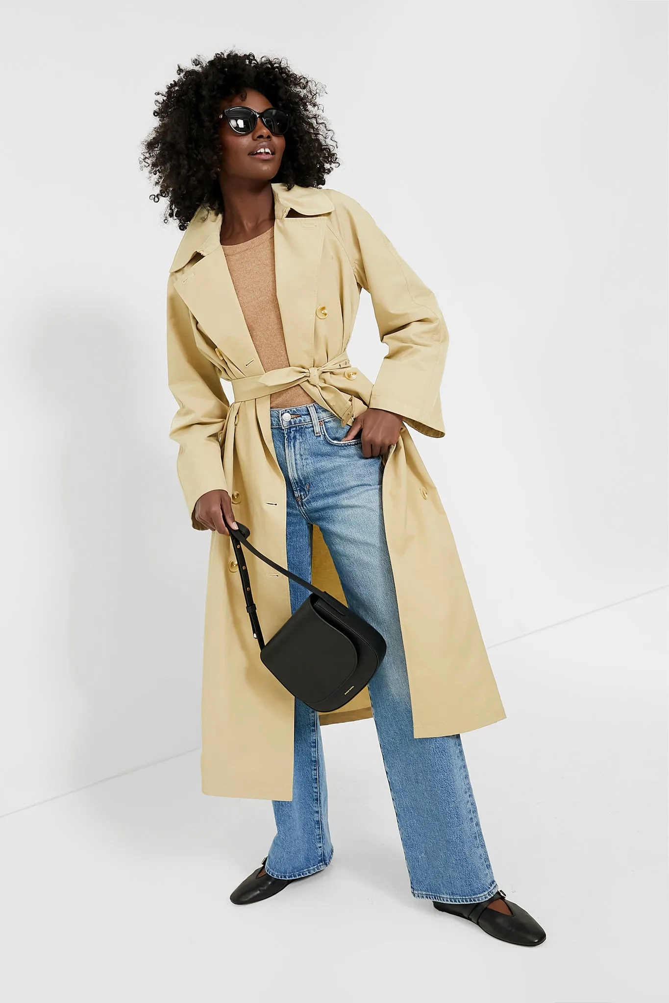 Khaki Elaine Trench Coat