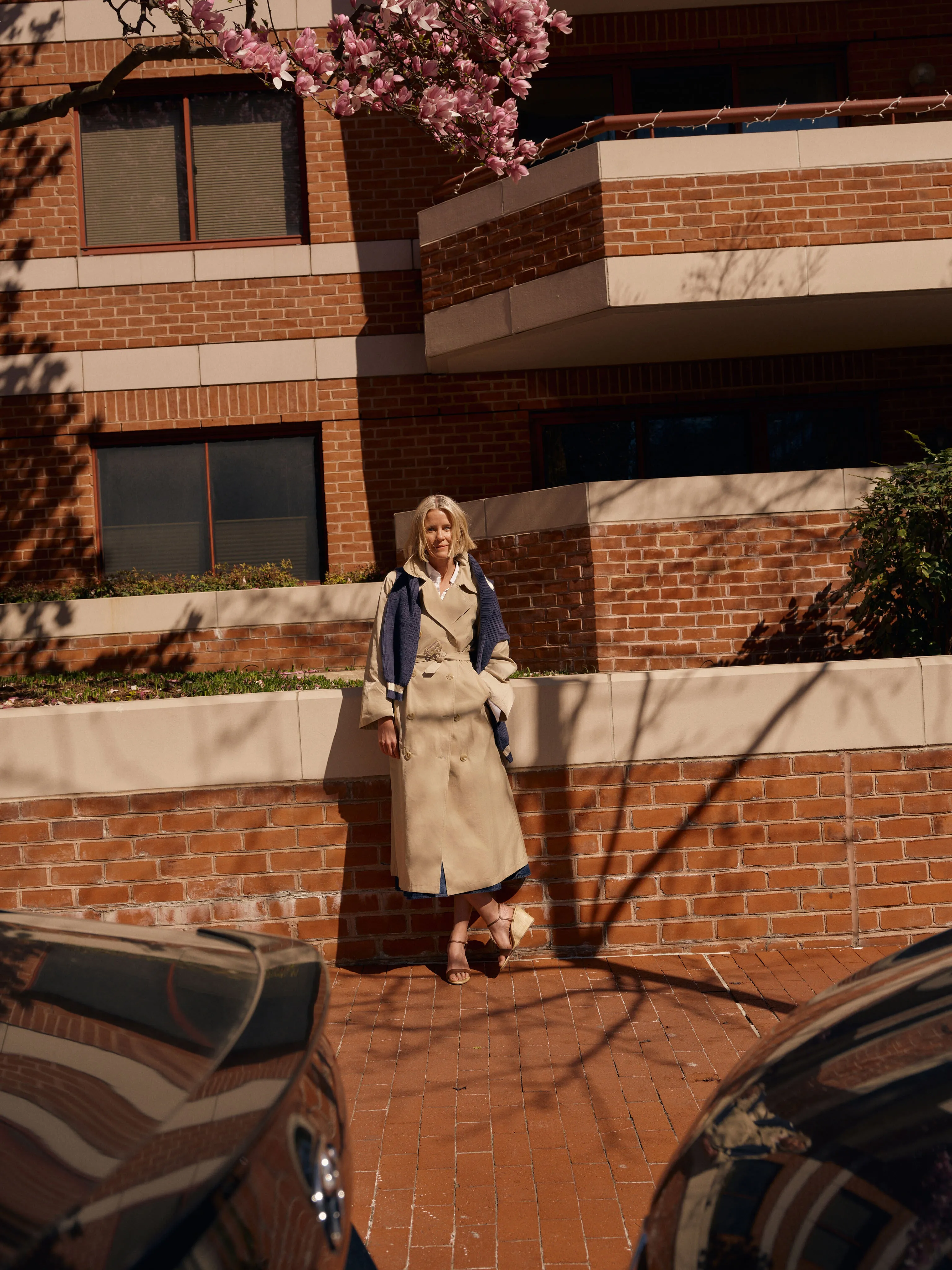 Khaki Elaine Trench Coat