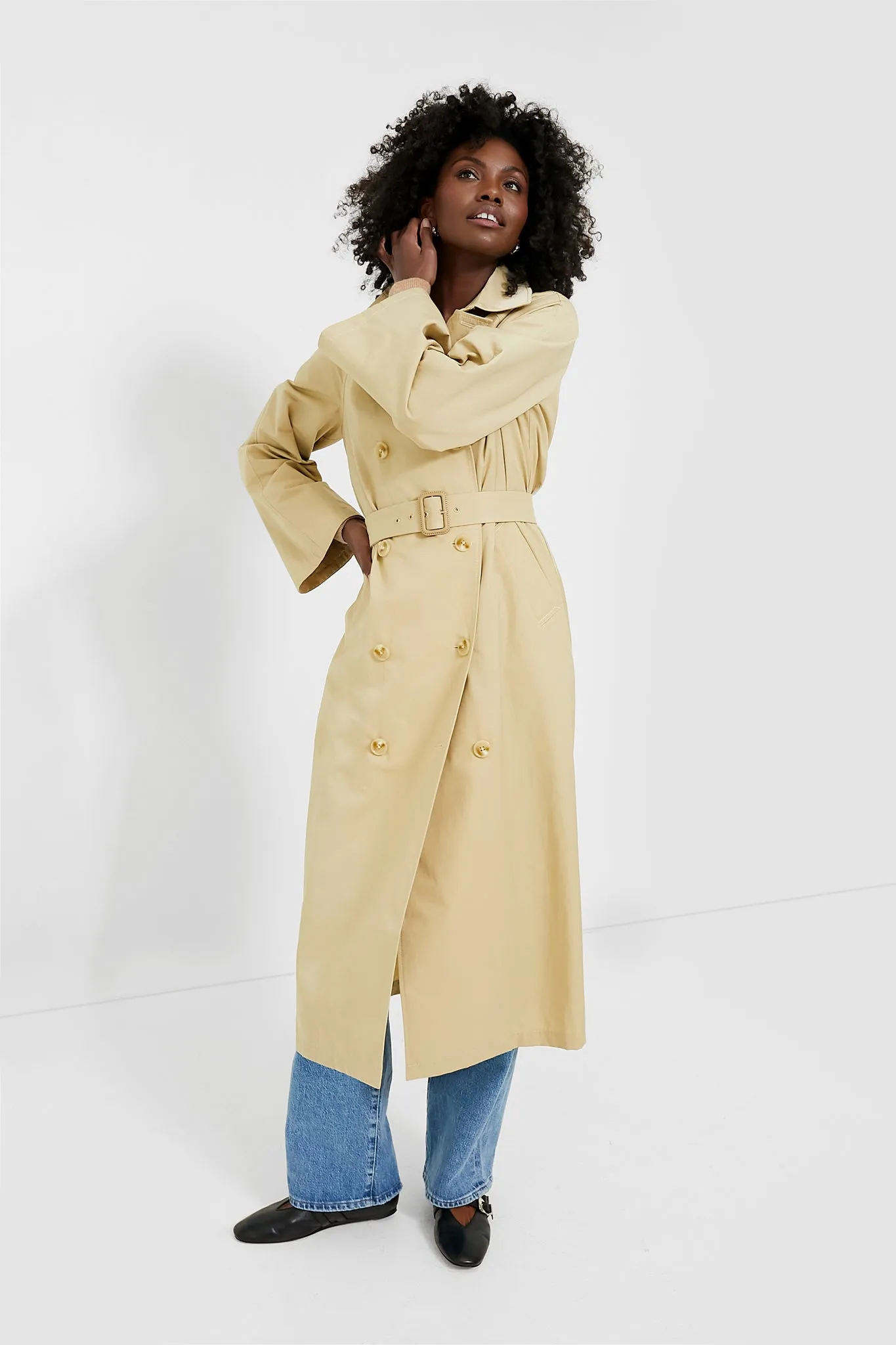 Khaki Elaine Trench Coat