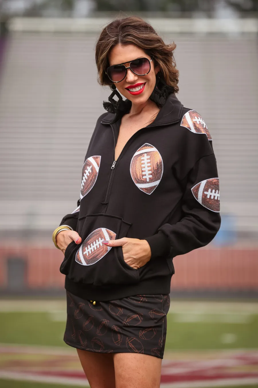 Kickoff quarter zip pullover from Jess Lea