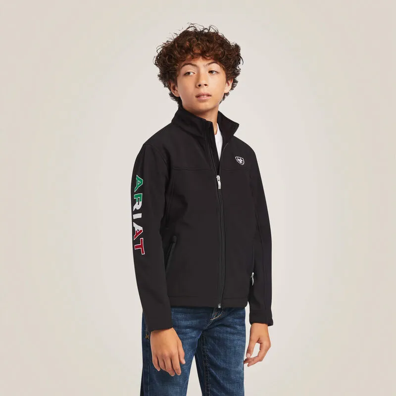 Kids Ariat New Team Softshell MEXICO Jacket - 10036550