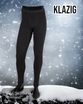 Klazig Black Thermal Long Wool Rich Pant - 26361