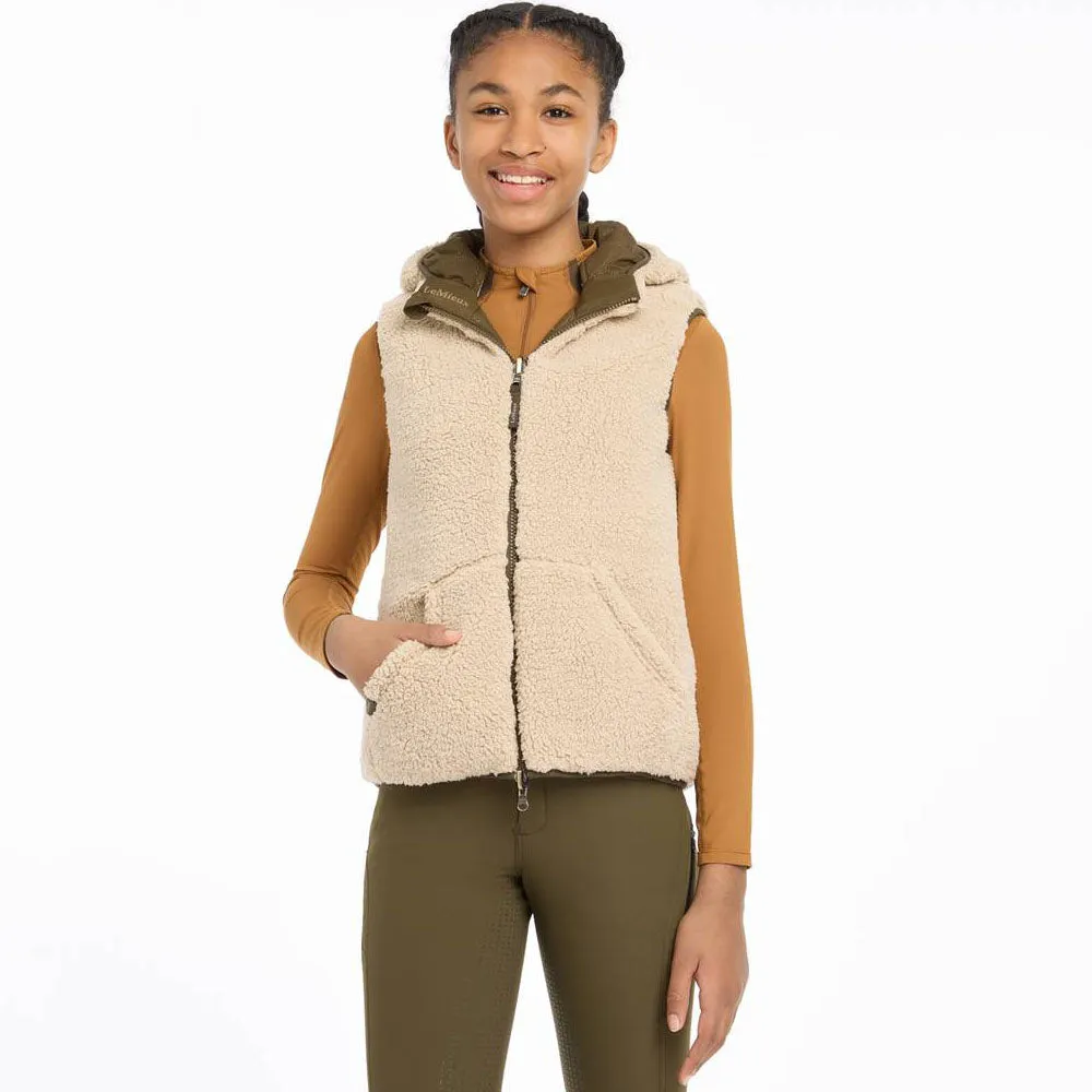 LeMieux Young Rider Eloise Reversible Winter Gilet - Alpine