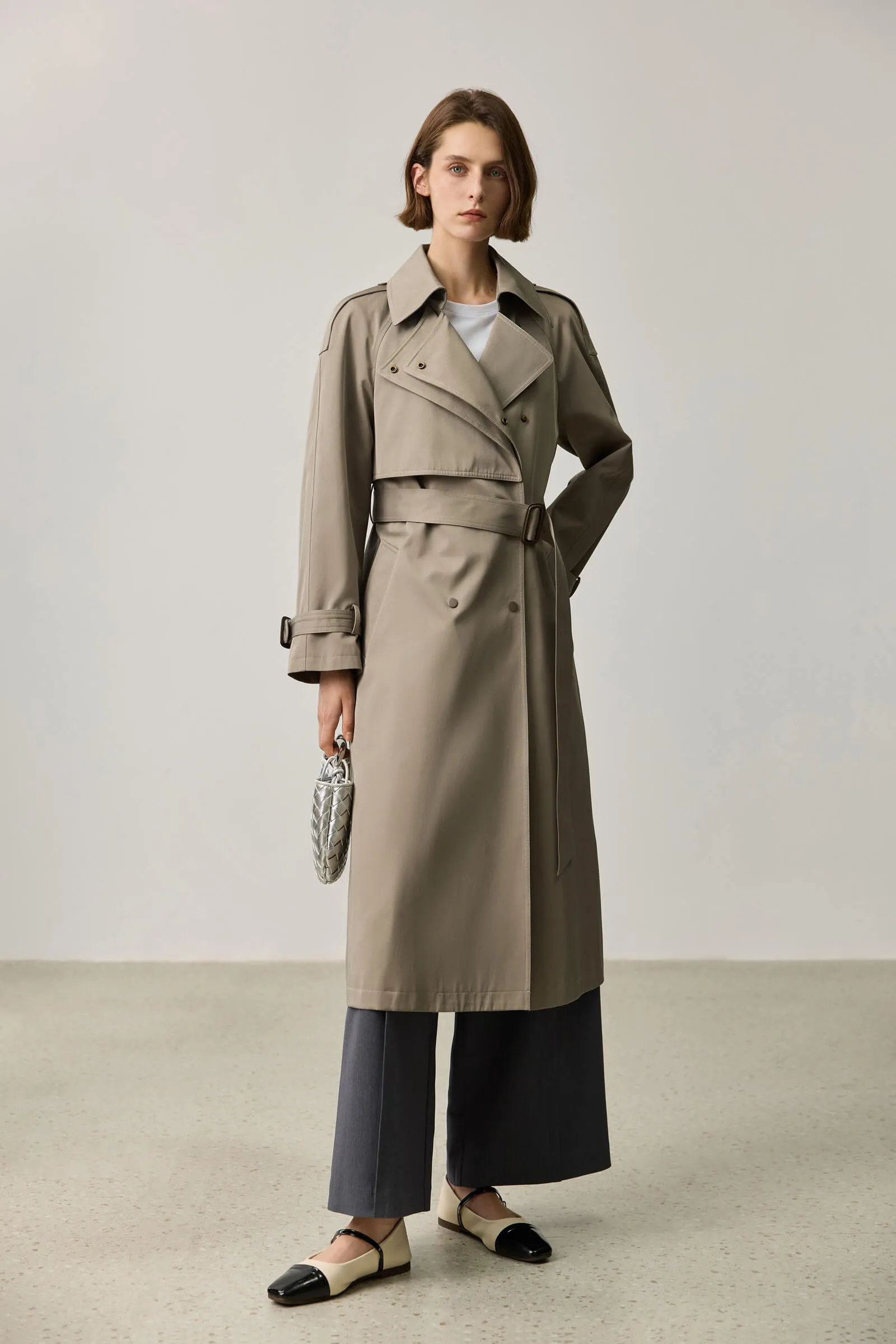 LILY Double-Breasted Trench Coat