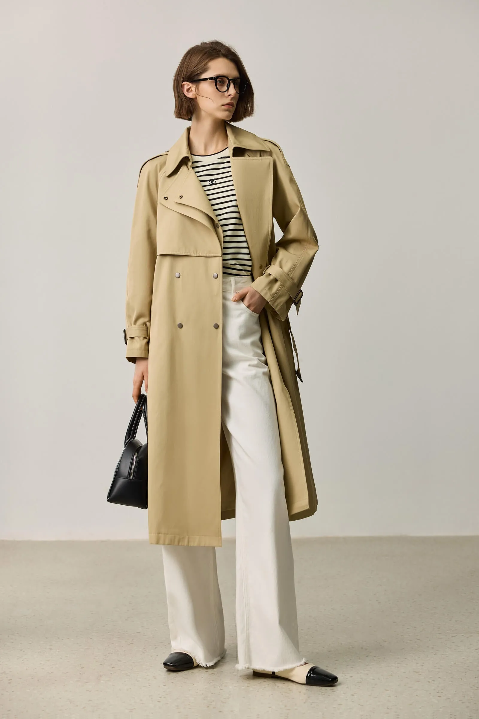 LILY Double-Breasted Trench Coat