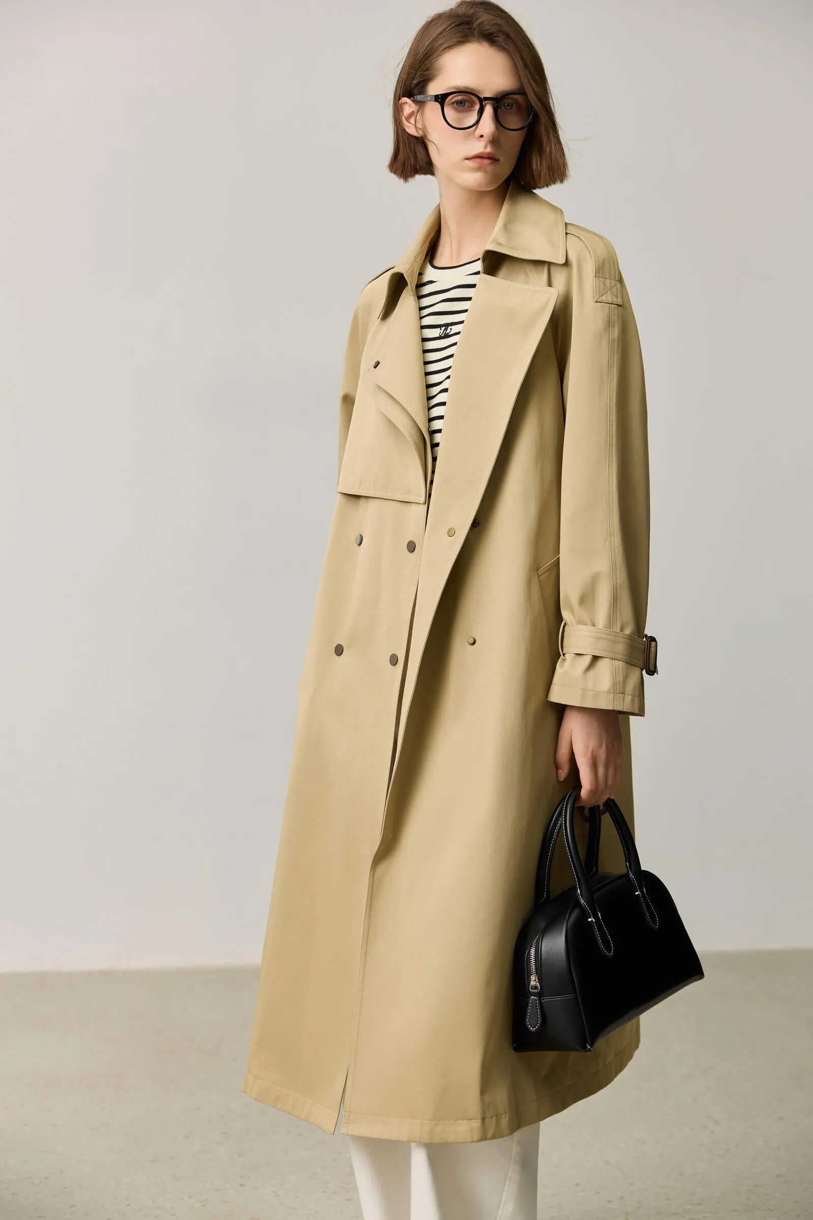 LILY Double-Breasted Trench Coat