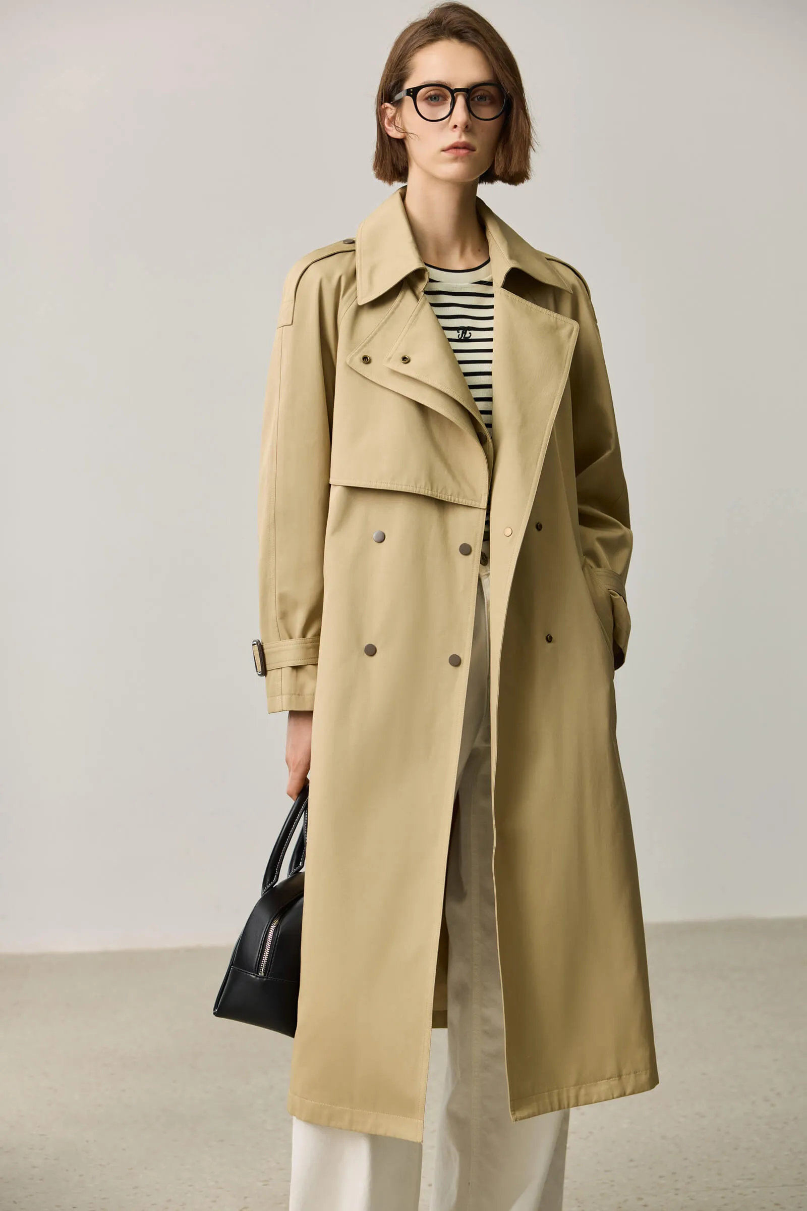 LILY Double-Breasted Trench Coat