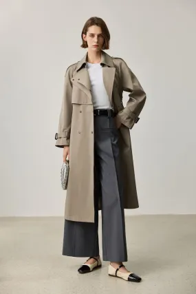 LILY Double-Breasted Trench Coat