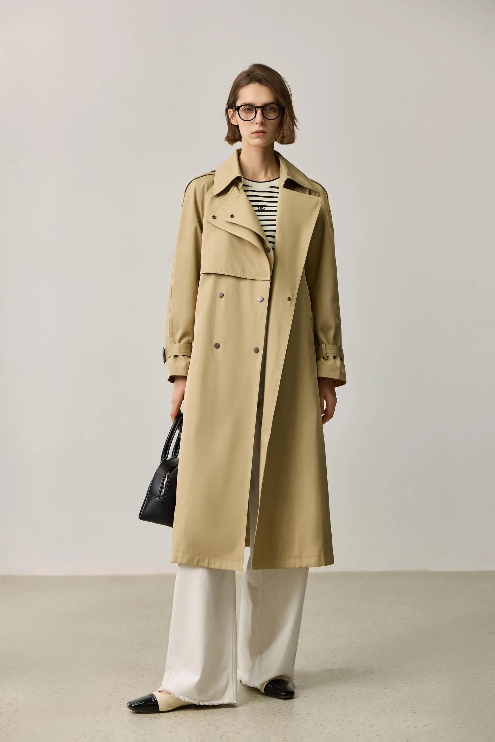 LILY Double-Breasted Trench Coat