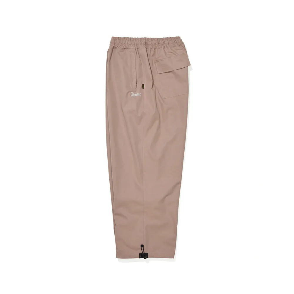 LOGO COTTON SUPER WIDE PANTS INDY PINK