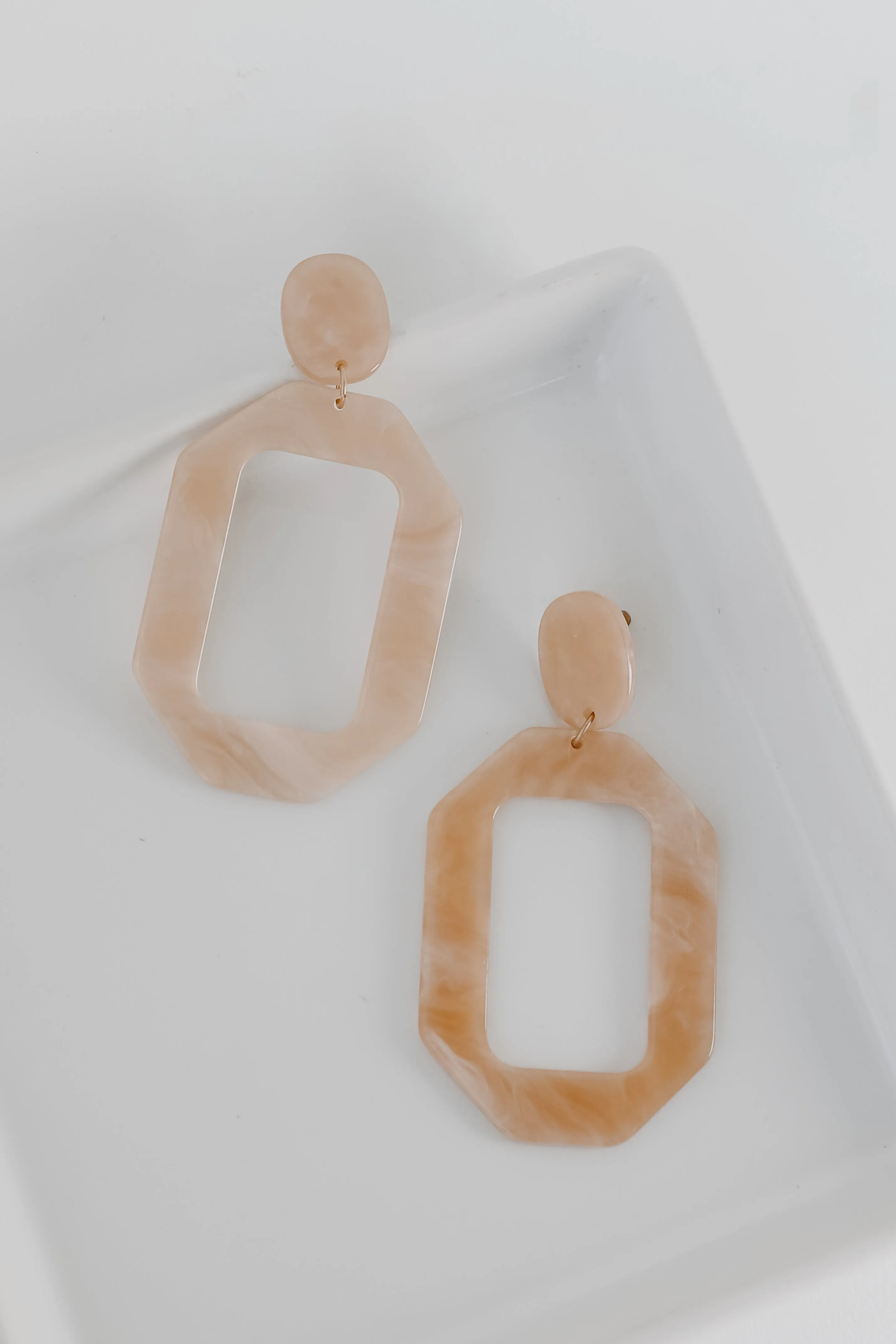 London Acrylic Statement Earrings