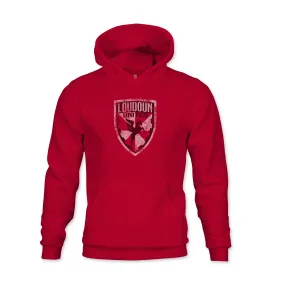 Loudoun United FC Color Badge Youth Fleece Pullover Hoodie - Red