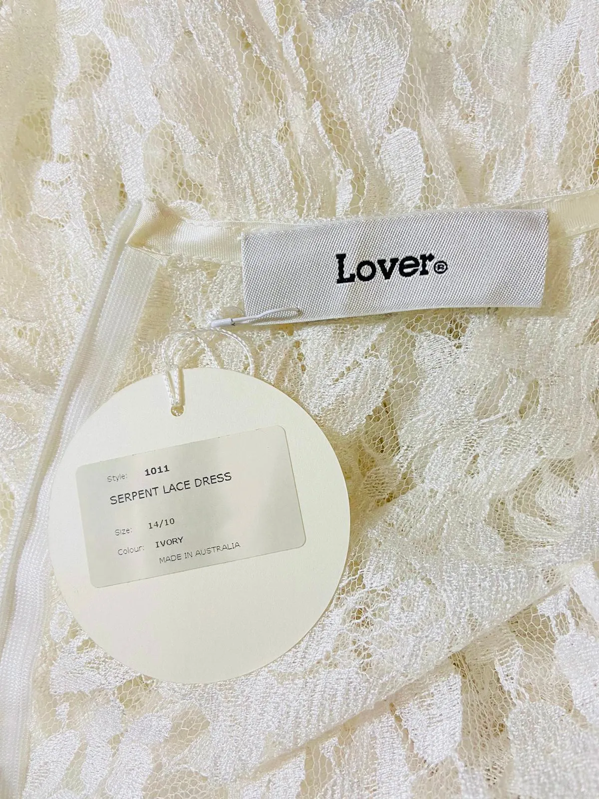 Lover Lace Mini Dress. Size 10UK