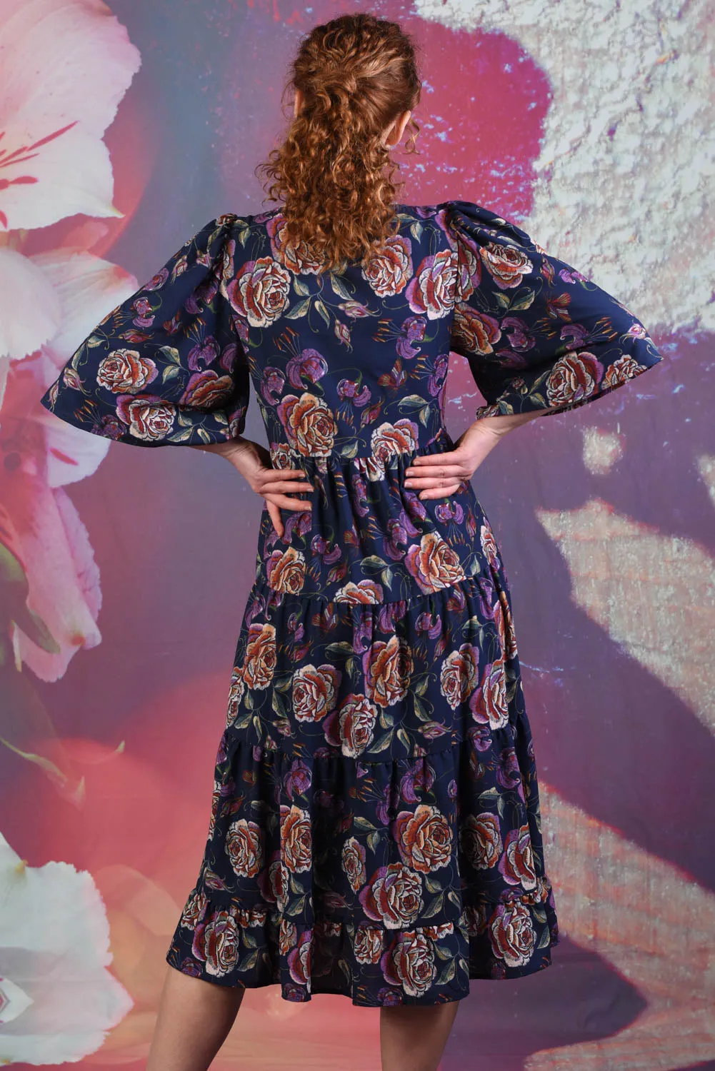 Magic Ari Dress - Navy Floral - SALE