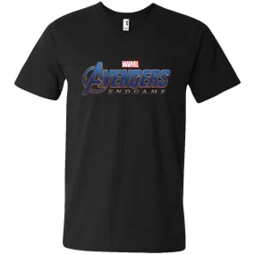 Marvel Avengers Endgame Movie Logo Graphic Men V-Neck T-Shirt