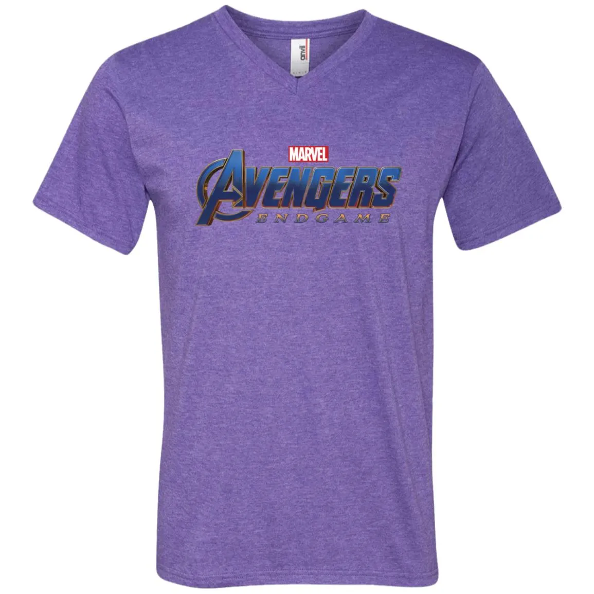 Marvel Avengers Endgame Movie Logo Graphic Men V-Neck T-Shirt