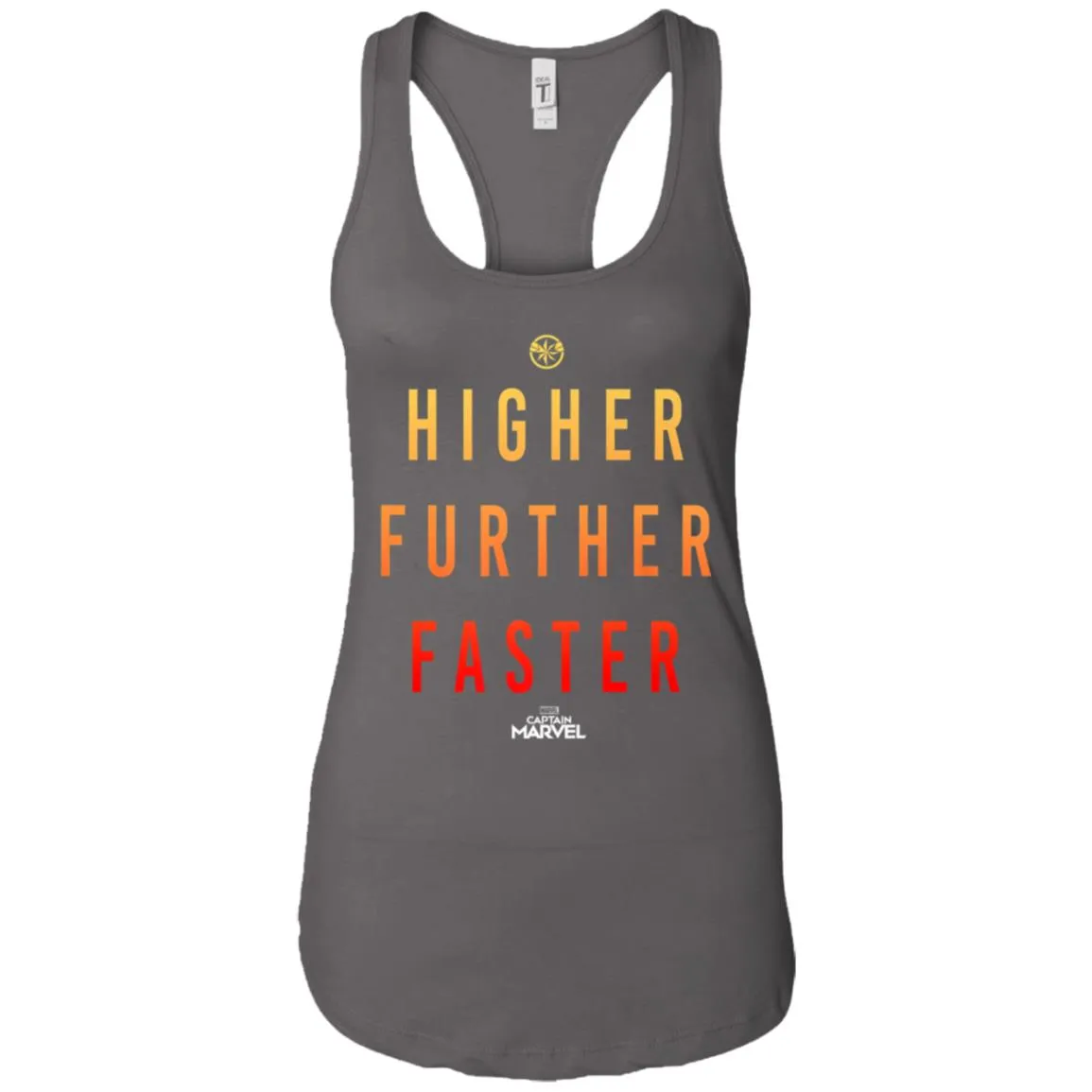 Marvel Captain Marvel Movie Higher Faster Women Tank Top