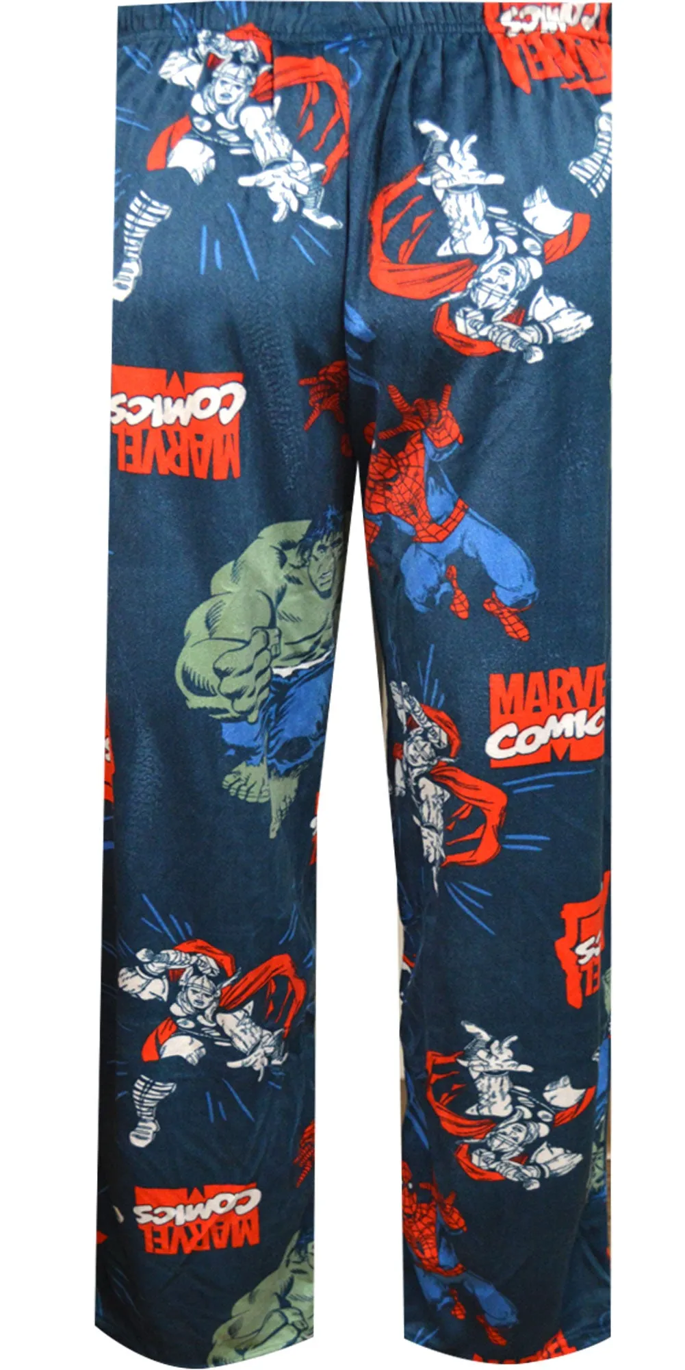 Marvel Comics Hulk Thor Spidey Venom Silky Fleece Lounge Pants