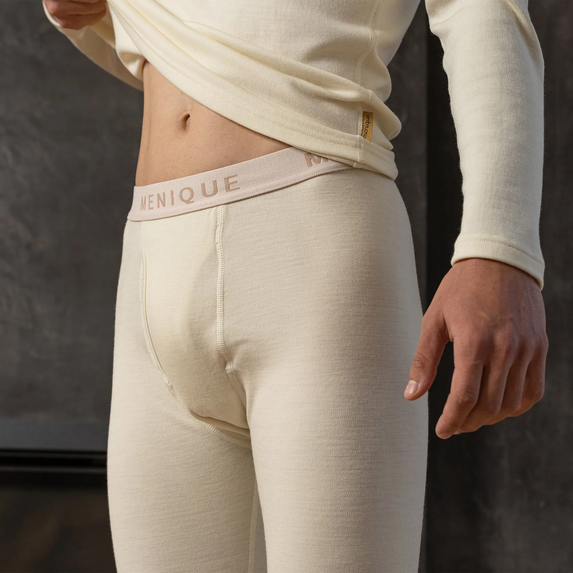 Men's 250 Long Sleeve & Bottom 2-Piece Natural