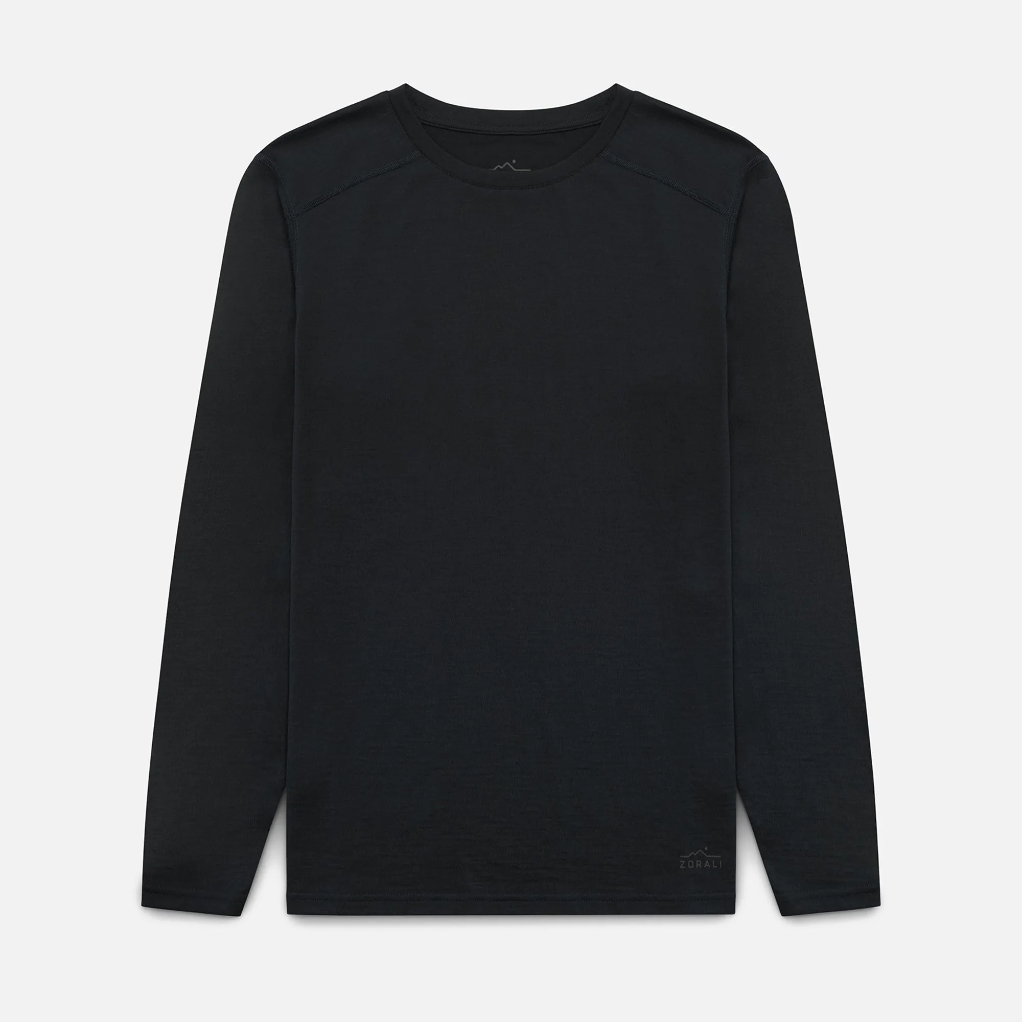 Mens Merino LS Base Layer Charcoal